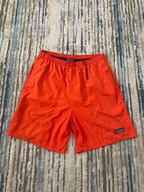 Patagonia Baggies Shorts Mens Medium Orange  Lights Swim